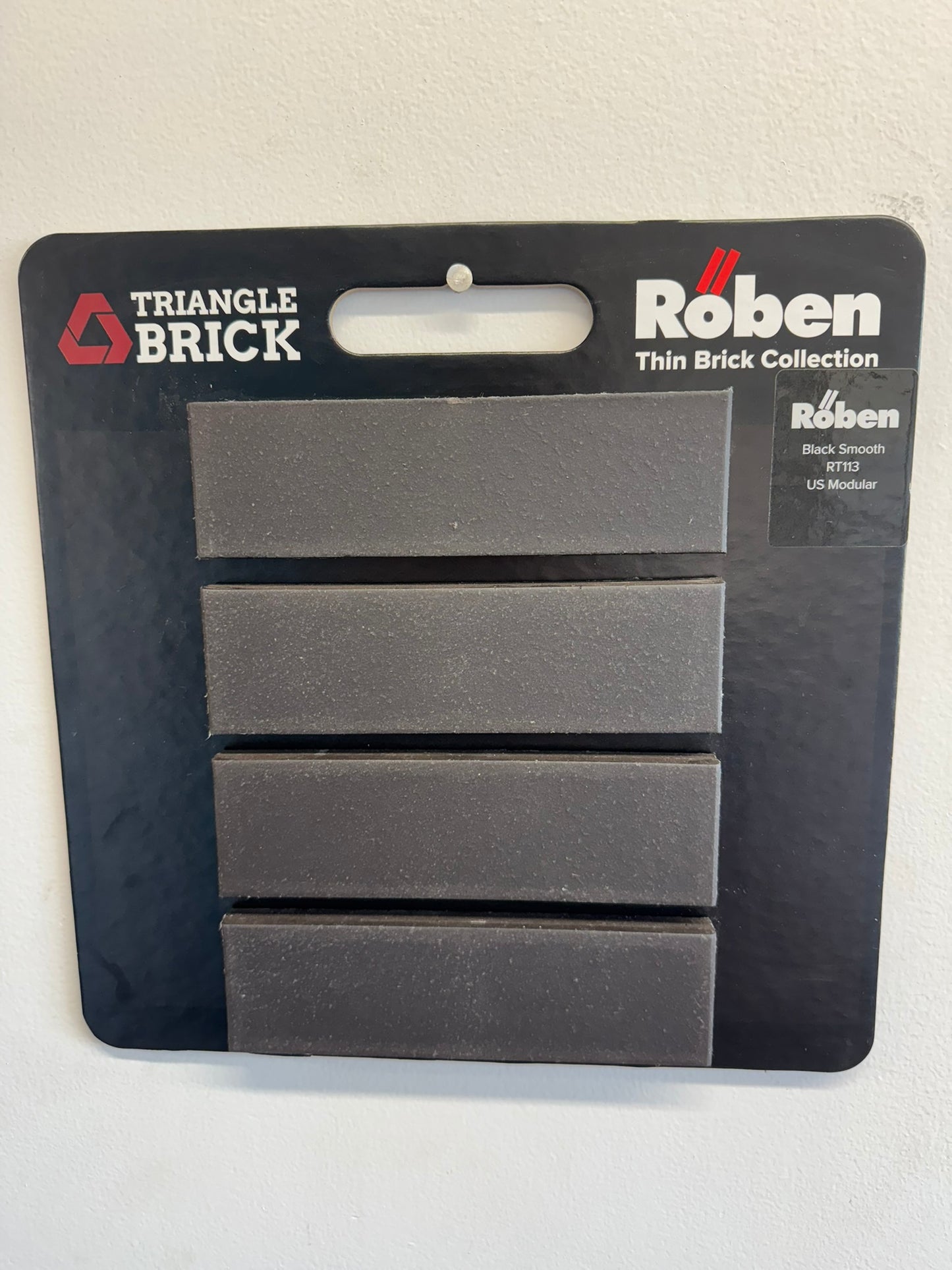 Black Smooth Thin Brick