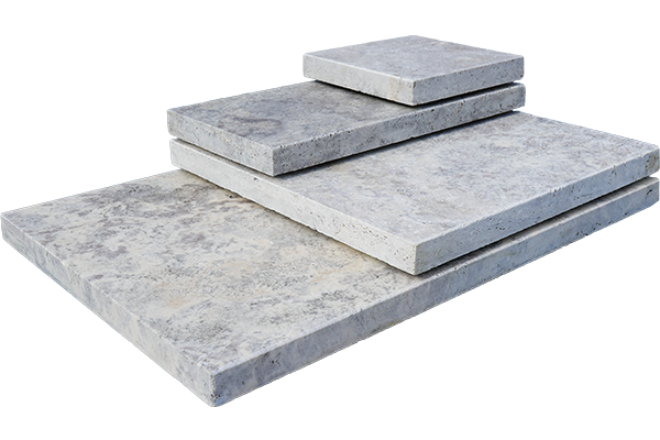 Silver Travertine Premium Flagstone