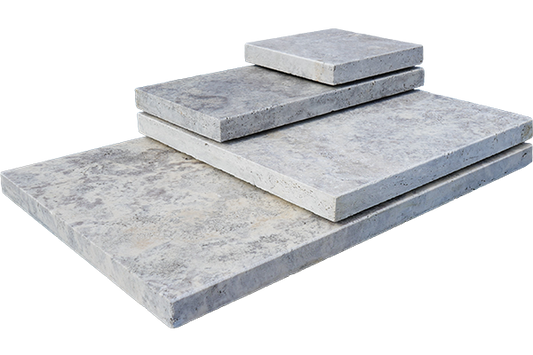Silver Travertine Premium Flagstone