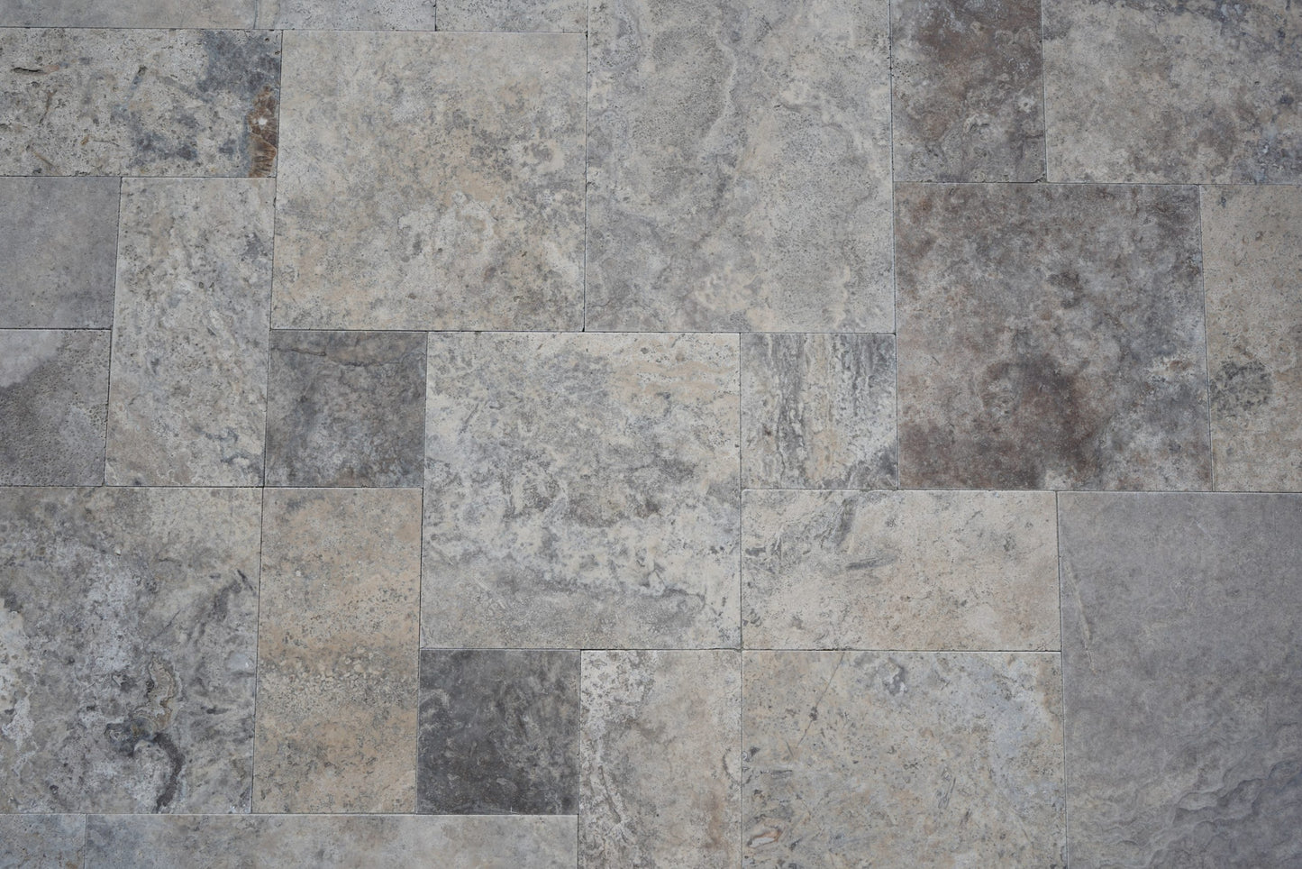 Silver Travertine Premium Flagstone