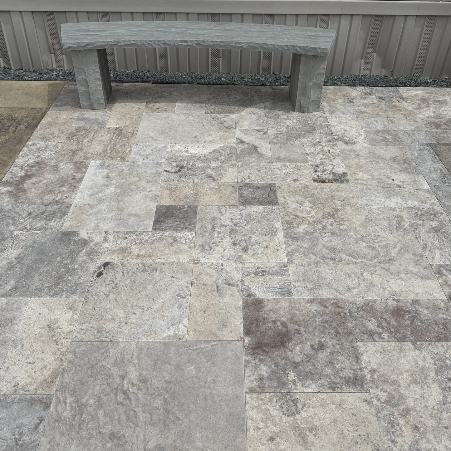 Silver Travertine Premium Flagstone